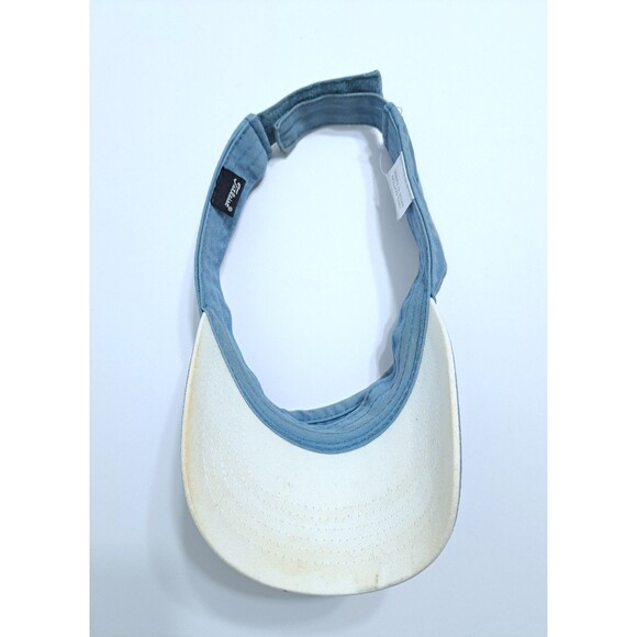 Titleist Visor Hat Blue Yellow #1 Distressed Adjustable Strap Vintage UCLA Golf - Picture 6 of 7
